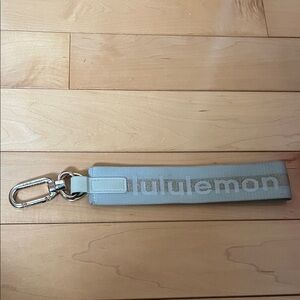 Lululemon Beige Keychain with Metal Clip